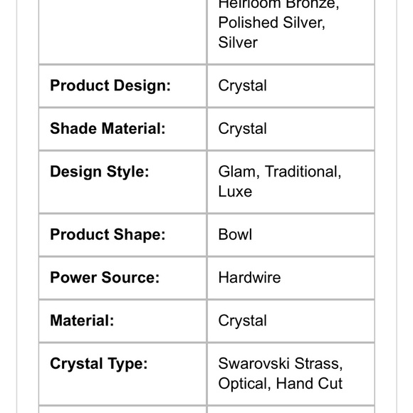Schonbek PetiteCrystal 5 light - Picture 4 of 5